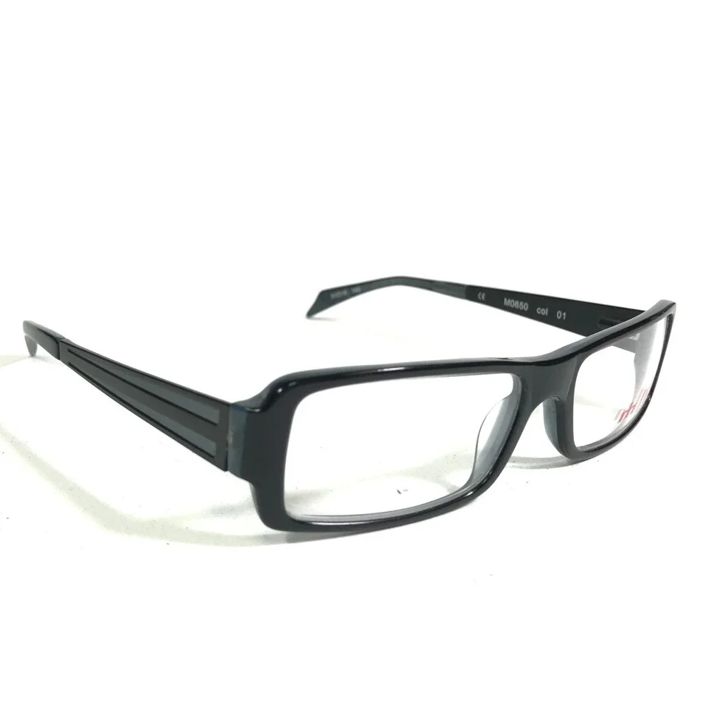 Mikli M0650 col 01 Eyeglasses Frames Black Rectangular Full Rim 51-16-140